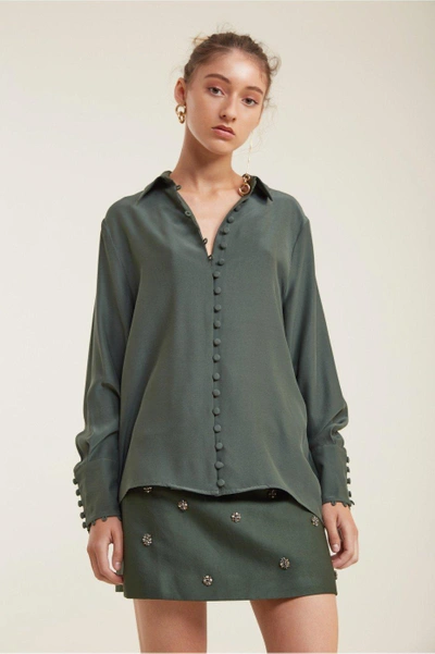 Shop C/meo Collective Substance Shirt In Forest