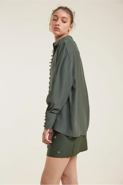 Shop C/meo Collective Substance Shirt In Forest