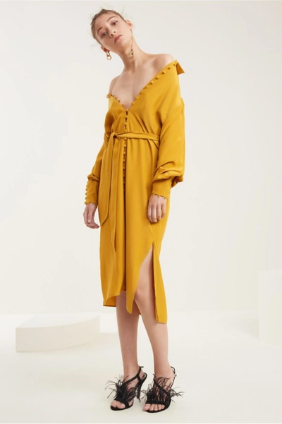 Shop C/meo Collective Substance Dress In Marigold