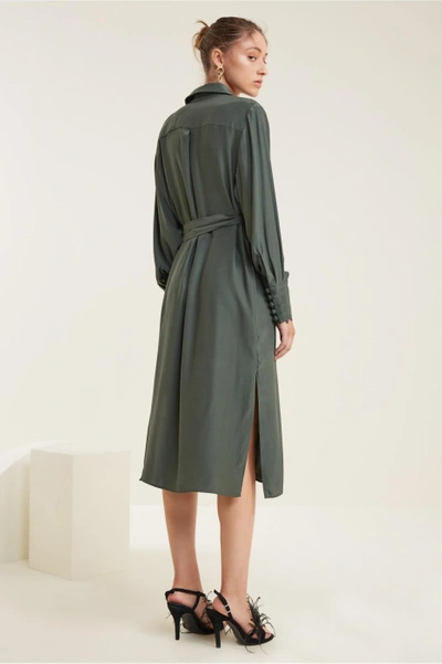 Shop C/meo Collective Substance Dress In Forest