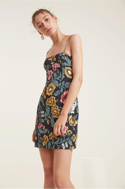 Shop C/meo Collective Immerse Dress In Black Floral