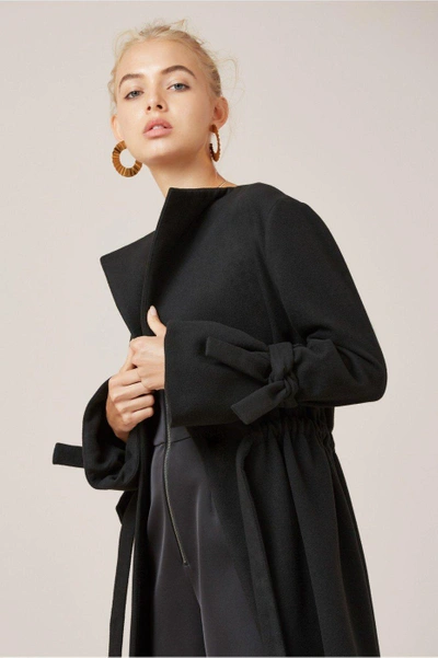 Shop Finders Keepers Direction Coat In Black
