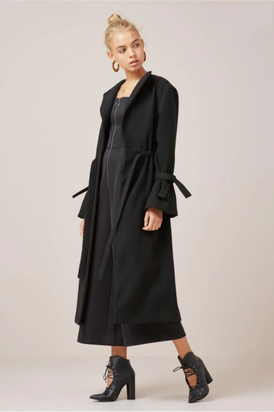 Shop Finders Keepers Direction Coat In Black