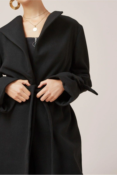 Shop Finders Keepers Direction Coat In Black