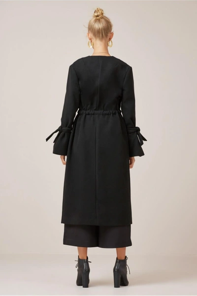 Shop Finders Keepers Direction Coat In Black