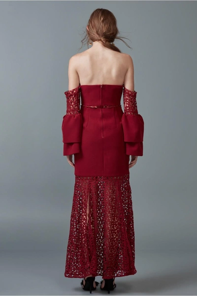 Shop Keepsake Uplifted Gown In Burnt Red