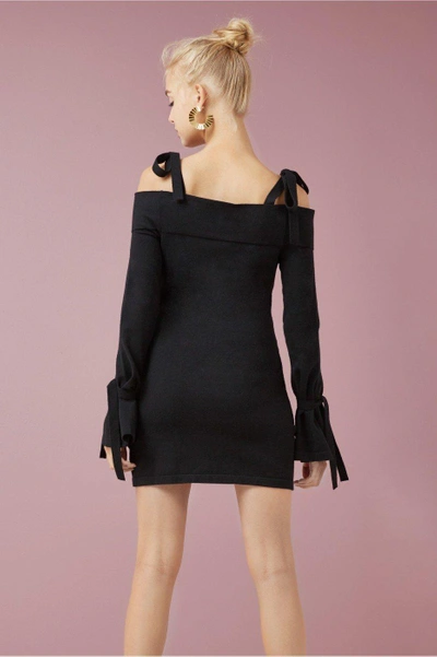 Shop Finders Keepers Objects Knit Dress In Black