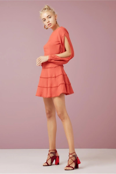 Shop Finders Keepers Salt Lake Mini Dress In Sienna