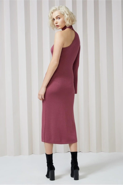 Shop Keepsake Shimmer Knit Dress In Mulberry