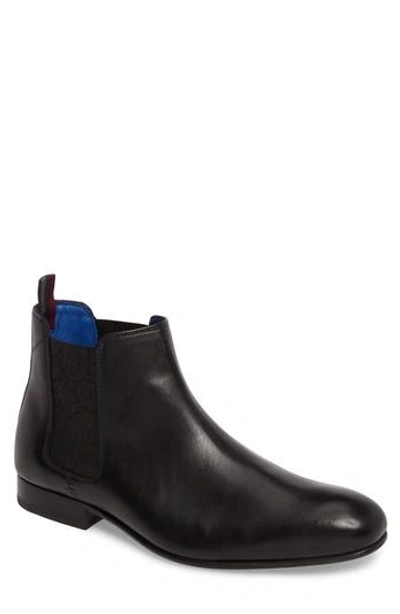 Shop Ted Baker Kayto Chelsea Boot In Black Leather