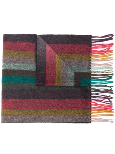 Shop Paul Smith Striped Scarf