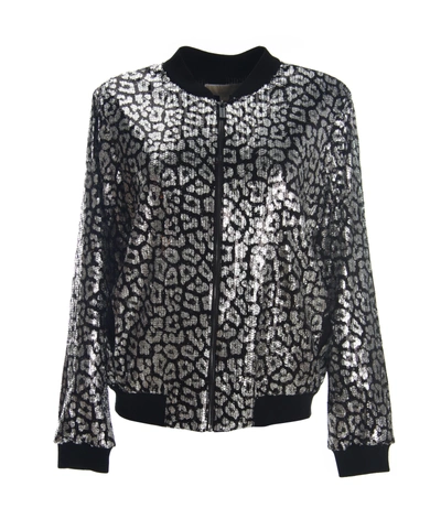 Shop Michael Michael Kors Black Sequins Jacket