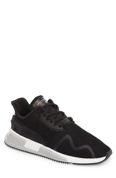 Shop Adidas Originals Eqt Cushion Adv Sneaker In Core Black/ Core Black/ White
