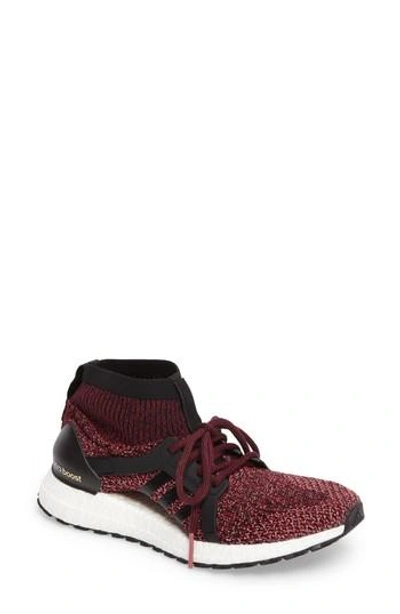 Shop Adidas Originals Ultraboost X All Terrain Running Shoe In Ruby/ Core Black/ Trace Pink