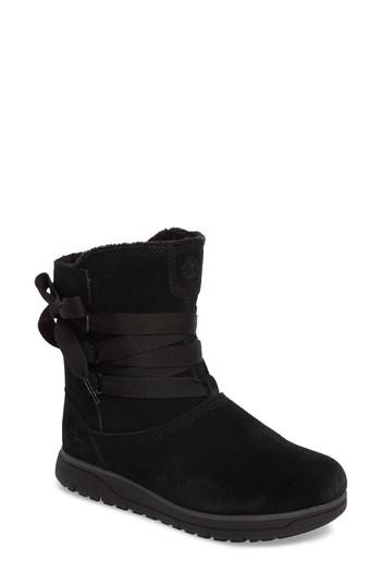Timberland Leighland Waterproof Boot In Black Suede | ModeSens