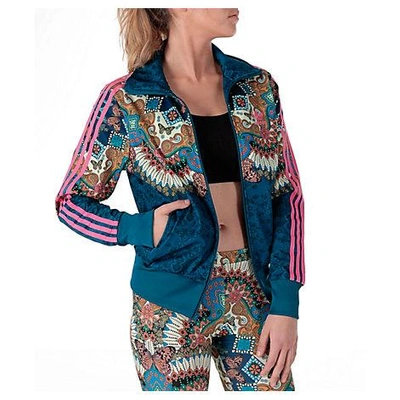 Adidas Originals Women's Originals Borbomix Track Jacket, Blue | ModeSens