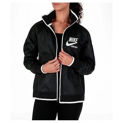 Shop Nike Women's Sportswear Archive Track Jacket, Black