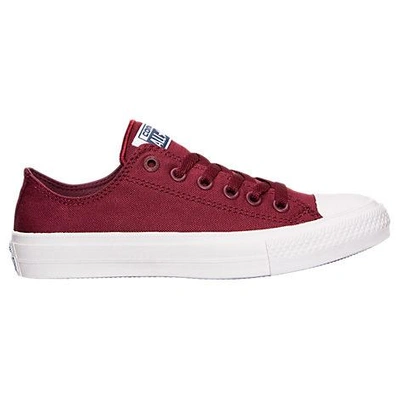 Shop Converse Women's Chuck Taylor Ii Ox Casual Shoes, Red