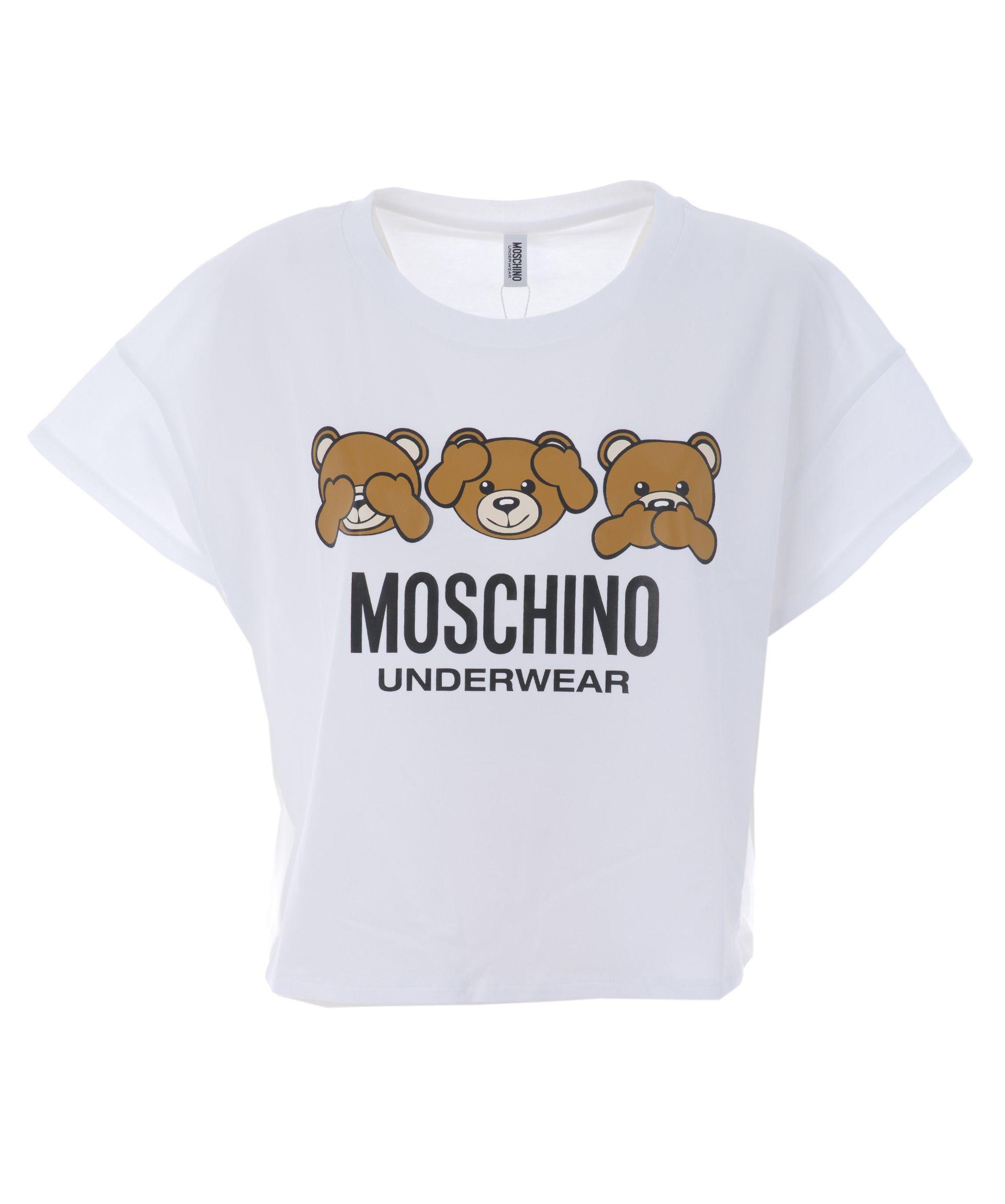 moschino t-shirt underwear bear