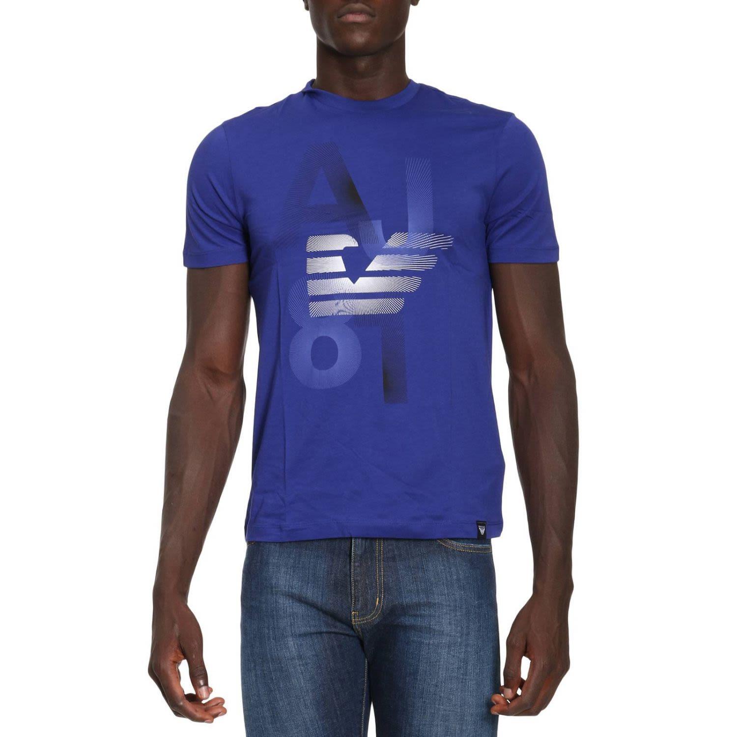 armani jeans blue t shirt