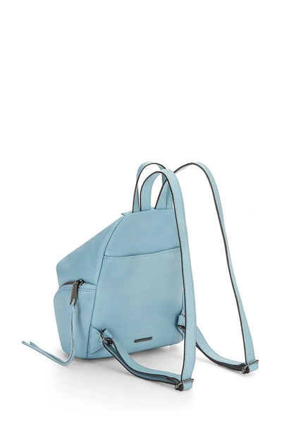 Shop Rebecca Minkoff Medium Julian Backpack In Grey Sky