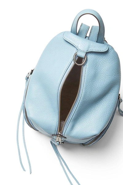 Shop Rebecca Minkoff Medium Julian Backpack In Grey Sky