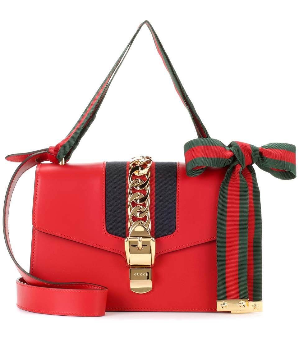 gucci sylvie bag red