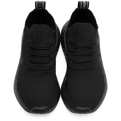 Shop Adidas Originals Black Nmd R2 Pk Sneakers