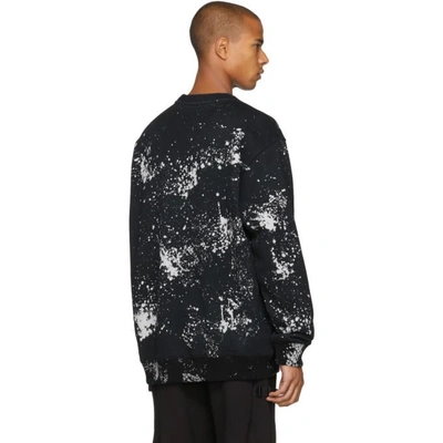 Shop 032c Black Peroxide Sweatshirt In Blk/bleach