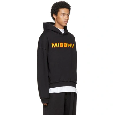 Shop Misbhv Black Protection Logo Hoodie