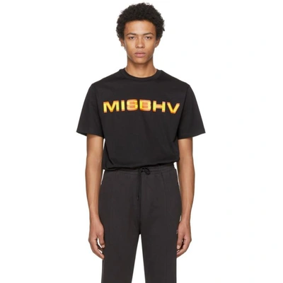Misbhv Black Protection Logo T-shirt In Nero | ModeSens