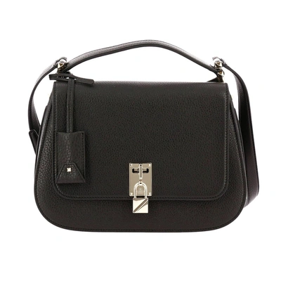 Shop Valentino Handbag Shoulder Bag Women  Garavani In Black
