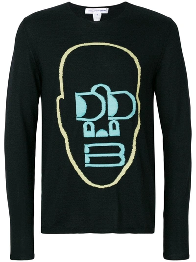 Shop Comme Des Garçons Shirt Embroidered Sweatshirt