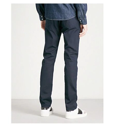 Shop Sandro Slim-fit Skinny Jeans In Navy Blue