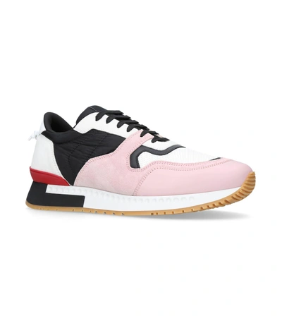 Shop Givenchy Leather Active Multi Runner Sneakers In Pink