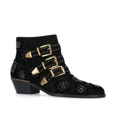 Shop Chloé Susanna Ankle Boots 30 In Black