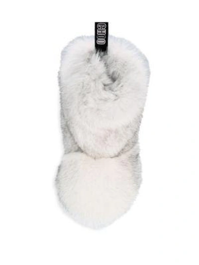 Shop Jimmy Choo Dalton Fox Fur Booties In White