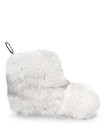 Shop Jimmy Choo Dalton Fox Fur Booties In White