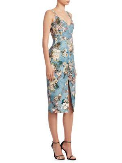 Shop Nicholas Arielle Floral-print Dress
