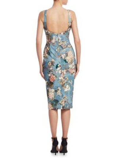 Shop Nicholas Arielle Floral-print Dress