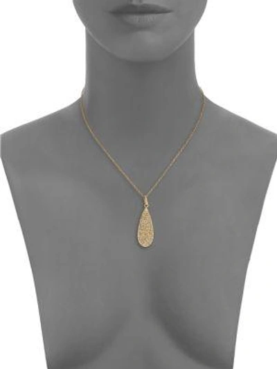 Shop Bavna Women's 18k Gold & Diamond Pendant Necklace In Yellow Gold