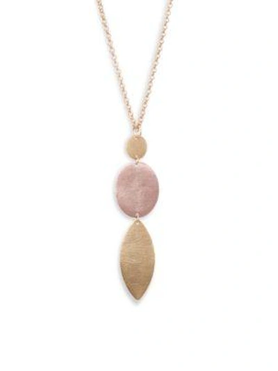 Shop Stephanie Kantis Paris Eye Oval Necklace In Yellow Gold