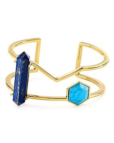 Shop Volu Oceana Cuff In Turquoise/lapis