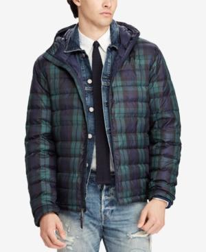 polo ralph lauren men's hooded down jacket packable