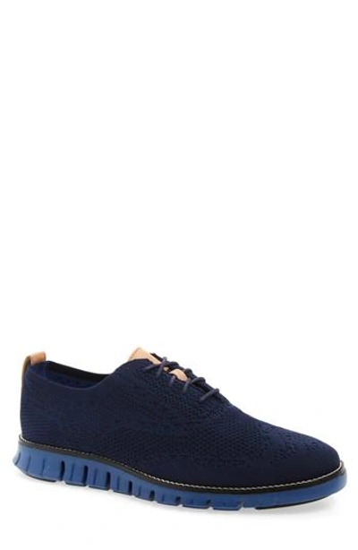 Shop Cole Haan Zerogrand Sneaker In Marine Blue/ Limoges