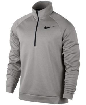 nike men's white quarter zip