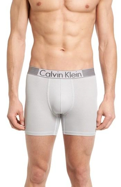 Shop Calvin Klein Iron Strength Boxer Briefs In White