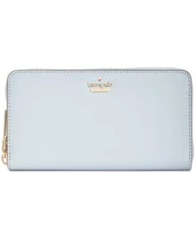 Shop Kate Spade New York Cameron Street Lacey Wallet In Shimmer Blue