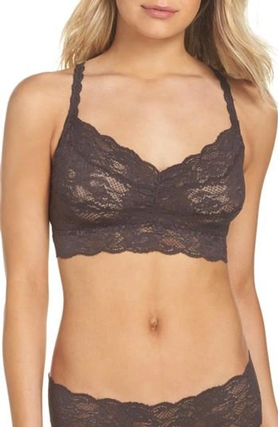 Shop Cosabella 'never Say Never Sweetie' Bralette In Graphite