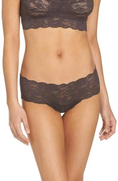 Shop Cosabella 'never Say Never' Hipster Briefs In Graphite
